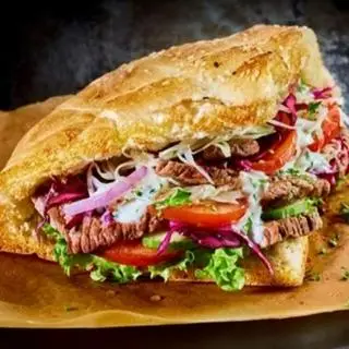 Hình ảnh Bánh mì thịt Doner Kebab lớn