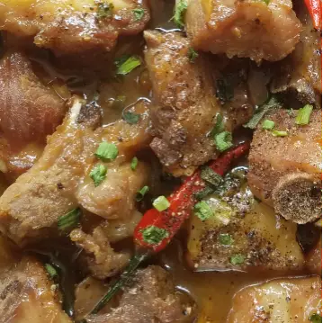 Hình ảnh Cơm sườn non kho