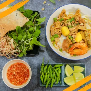 Hình ảnh Mì Quảng Tôm Thịt+Trứng cút ( đặc biệt )
