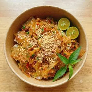 Hình ảnh Bánh tráng trộn đậu phộng