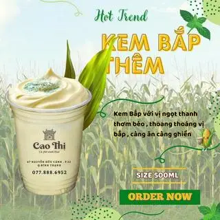 Hình ảnh Kem bắp thêm - ly 3 muỗng kem