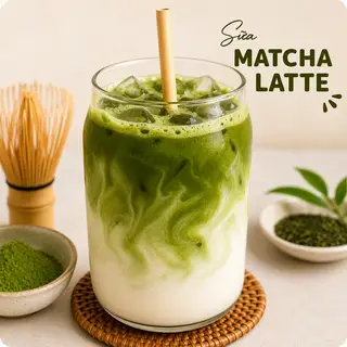 Hình ảnh Yến mạch matcha latte