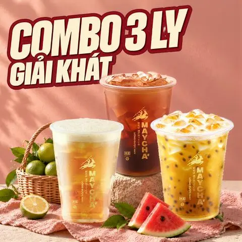 Hình ảnh COMBO 3 LY Trà giải khát