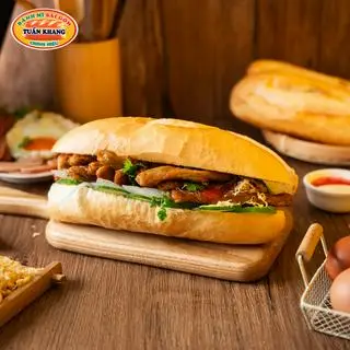 Hình ảnh Combo 2 bánh mì chả nóng - 2 sữa đậu nành nguyên chất