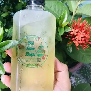 Hình ảnh Sâm bách hoa tiên tử - bạc hà - full 7 topping - chai