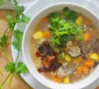 Hình ảnh Súp gà nấm