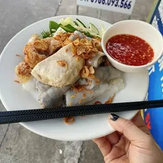 Hình ảnh bánh cuốn nóng đầy đủ 