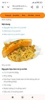 Hình ảnh Mỳ cá hồi 
