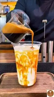 Hình ảnh Cà Phê Sữa Tươi Caramel size 700ml