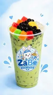 Hình ảnh Trà sữa Thái xanh full topping