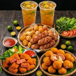 Hình ảnh Combo viên chiên tụ tập bạn bè