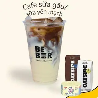 Hình ảnh Cafe Sữa Gấu/Sữa Yến Mạch | Cafe Nestle Sterilized Milk/Oat Milk (size L)