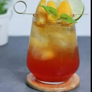 Hình ảnh Trà đào dâu