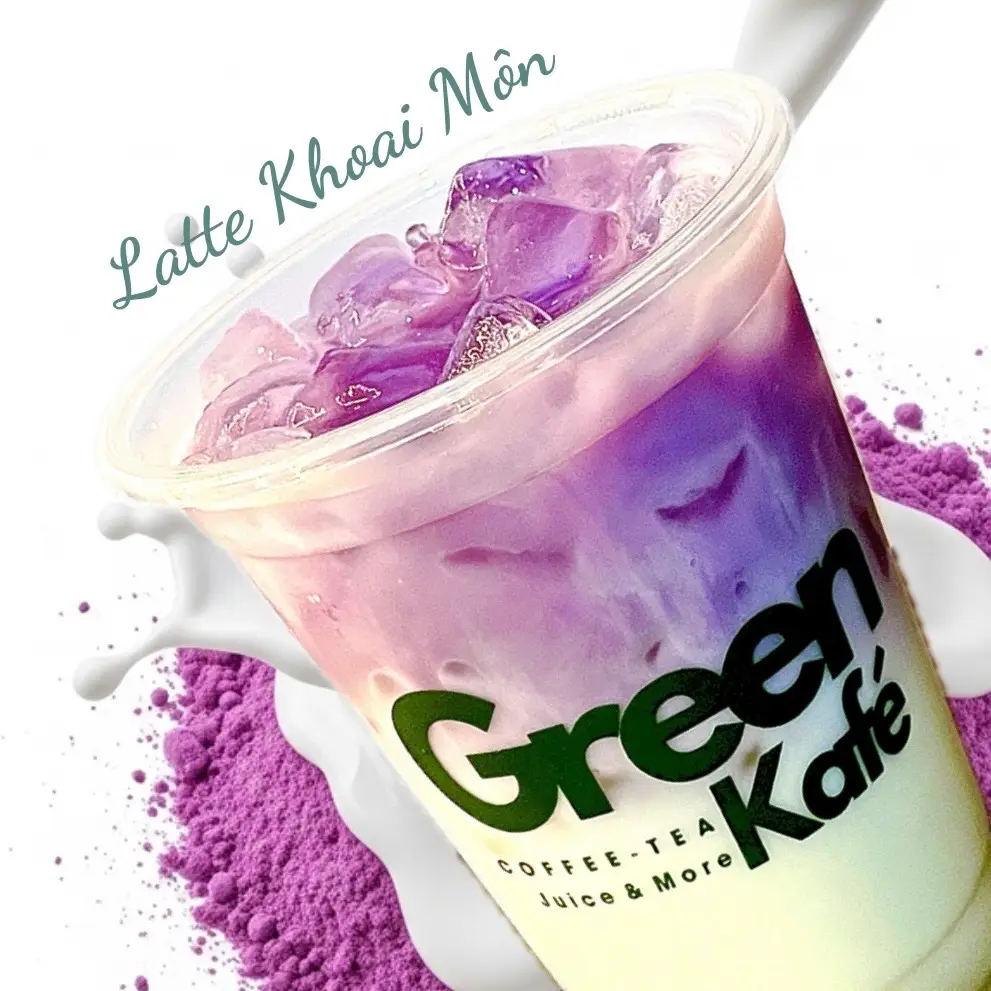 Hình ảnh Latte khoai môn