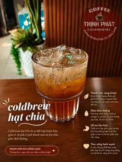 Hình ảnh cold brew hạt chia