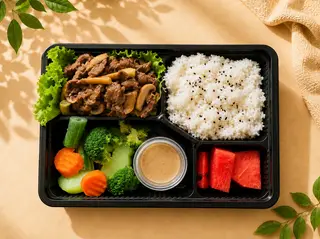 Hình ảnh Cơm bò bulgogi xào nấm