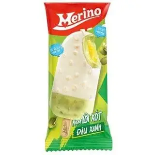 Hình ảnh Kem đậu xanh lõi xốt Merino 60g