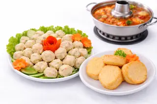 Hình ảnh Combo siêu hời: 5 viên đậu hũ phomai xịn + 10 viên hải sản rau củ