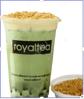 Hình ảnh Matcha Trân Châu Đường Đen Kem Trứng Nướng