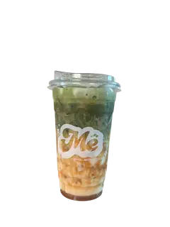 Hình ảnh Matcha latte caramel muối hồng