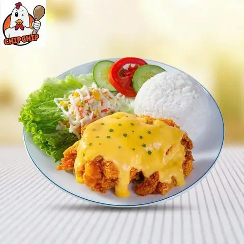 Hình ảnh Cơm gà sốt phô mai