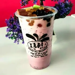 Hình ảnh Trà Sữa Dâu Tằm Ly Khổng Lồ 