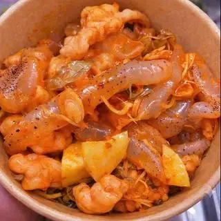 Hình ảnh Chân gà mix Sứa sốt thái
