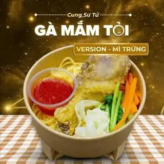 Hình ảnh Mì Tươi Đùi Gà Mắm Tỏi