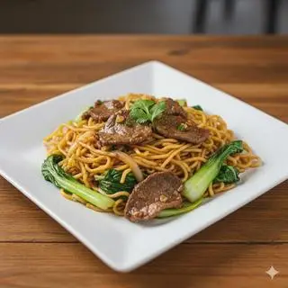 Hình ảnh Mì xào bò
