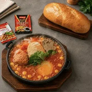 Hình ảnh Bánh Mì Chảo 4 Món