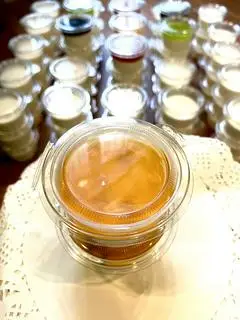 Hình ảnh Panna Cotta mật ong đào  (hũ size đại)