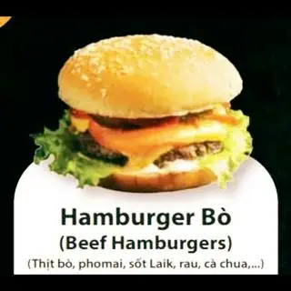 Hình ảnh Hamburger bò - Beef hamburgers