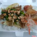Hình ảnh Bún thịt xào chả giò