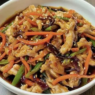 Hình ảnh Thịt xào vị cá (鱼香肉丝)
