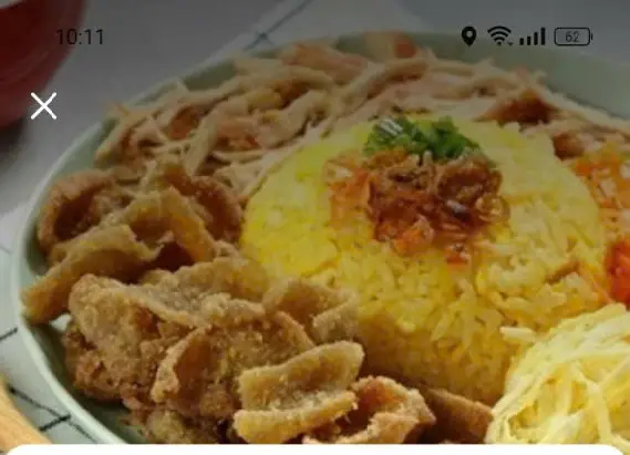 Hình ảnh cơm chiên da gà 
