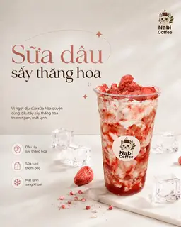 Hình ảnh Sữa Dâu Sấy Thăng Hoa Size L 
