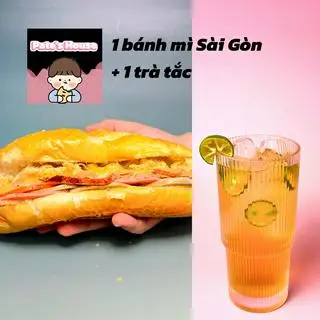 Hình ảnh 1 Bánh mì Sài Gòn Đặc Biệt - 1 trà tắc