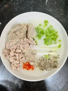 Hình ảnh Cháo Sườn Thịt Bằm 