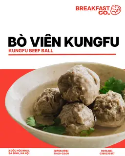 Hình ảnh Bò viên kungfu