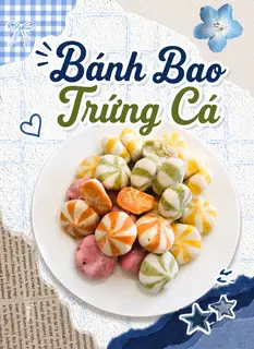 Hình ảnh Bánh Bao Trứng Cá