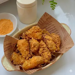 Hình ảnh Gà Viên Chiên ( Lắc Phô mai )