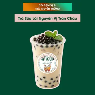 Hình ảnh Trà sữa lài nguyên vị trân châu - M