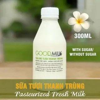 Hình ảnh Sữa bò tươi Goodmilk 300ml - có đường