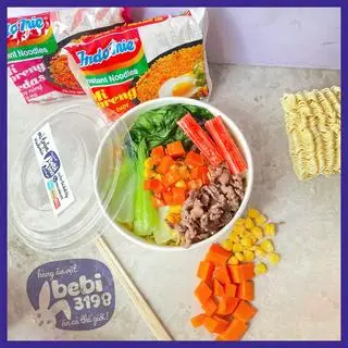 Hình ảnh Mì trộn, 2 topping tự chọn, rau