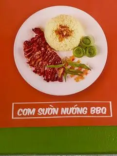 Hình ảnh Cơm Sườn Nướng BBQ
