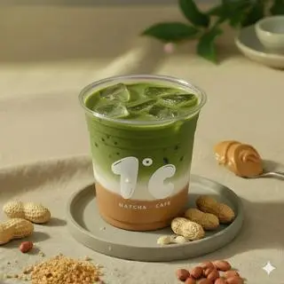 Hình ảnh Matcha Bơ Đậu Phộng Latte