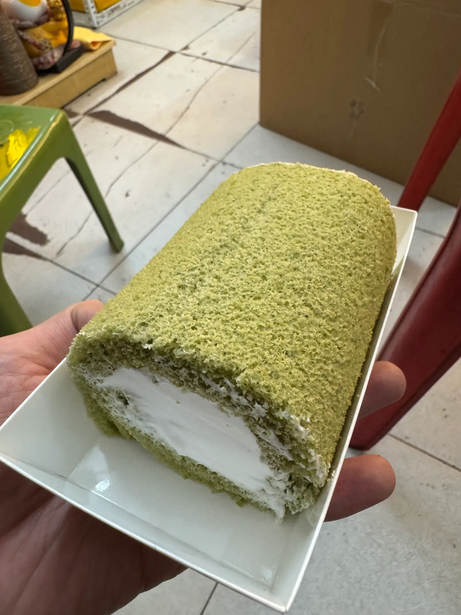 Hình ảnh cuộn matcha