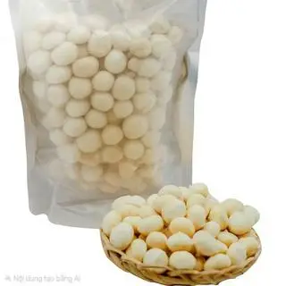 Hình ảnh Nhân hạt macca sấy nguyên vị gói 500g