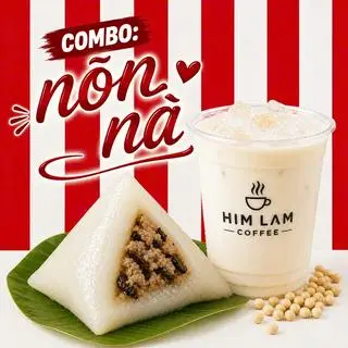 Hình ảnh Sữa Hạt Đậu + Bánh Giò