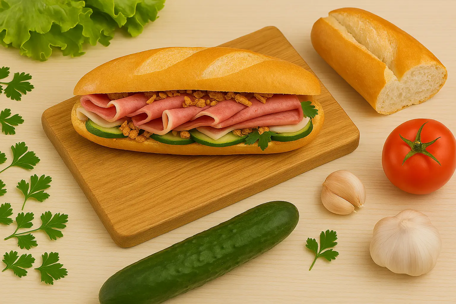 Hình ảnh Bánh mì Sài Gòn đặc biệt